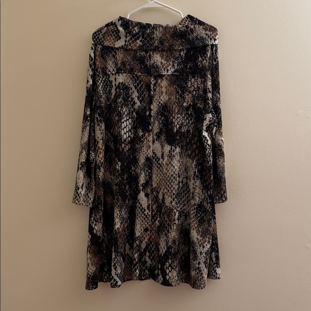 SALE Joseph Ribkoff Animal Print Tunic - Picture 3 of 5